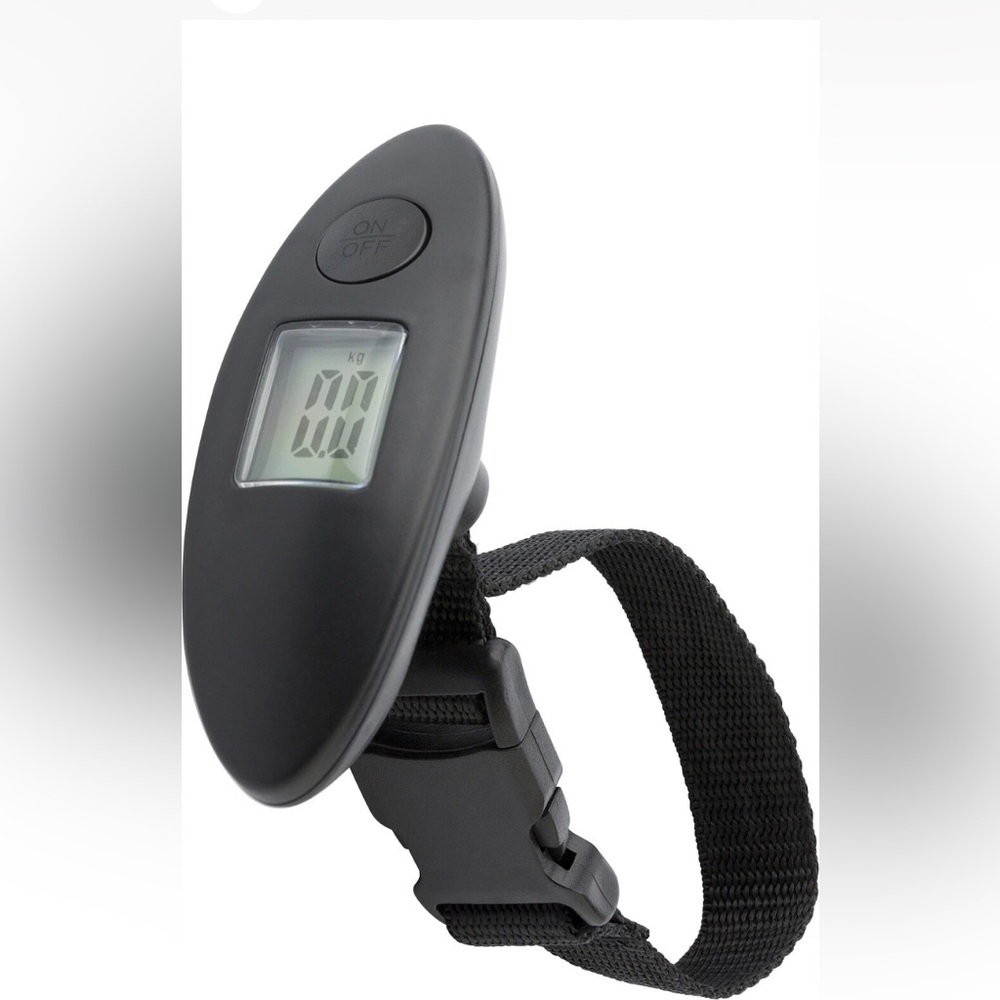 Digital Luggage Scale - Black up to 88 lbs